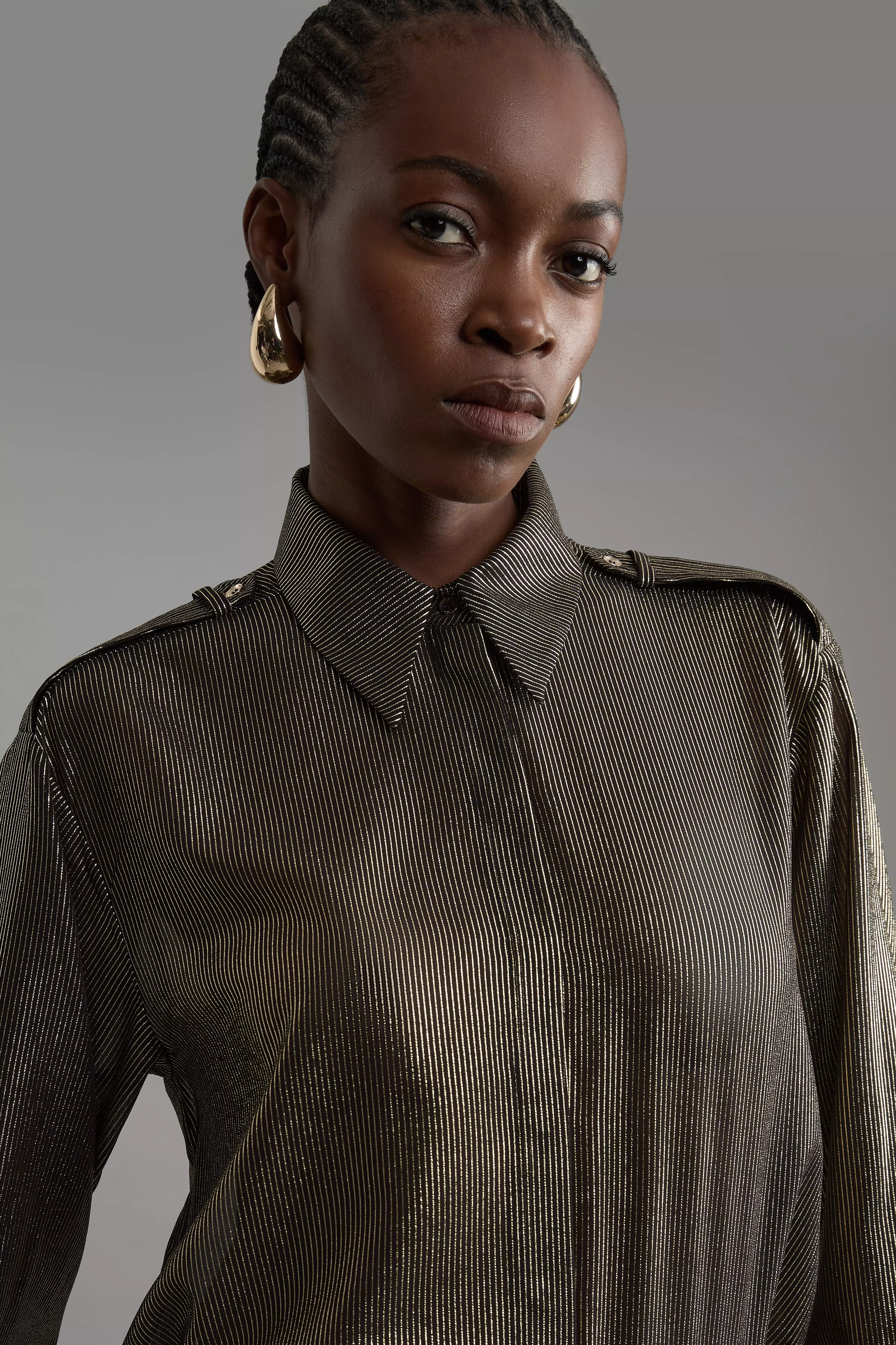 一番人気物 MUSINSA公式 | MILLO WOMEN Ribbon Tie Shirt [Black